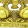 Brass Bat Atop Peaches (L)3