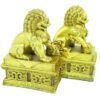 Brass Fu Dogs For Protection (L)4