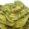 Brass Money Frog Bitting Coin (S)4