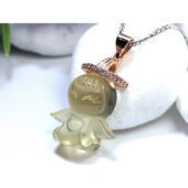 Citrine Angel Crystal Pendant1