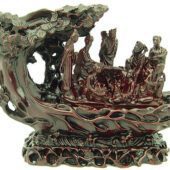 Eight Immortals On A Tree Boat1