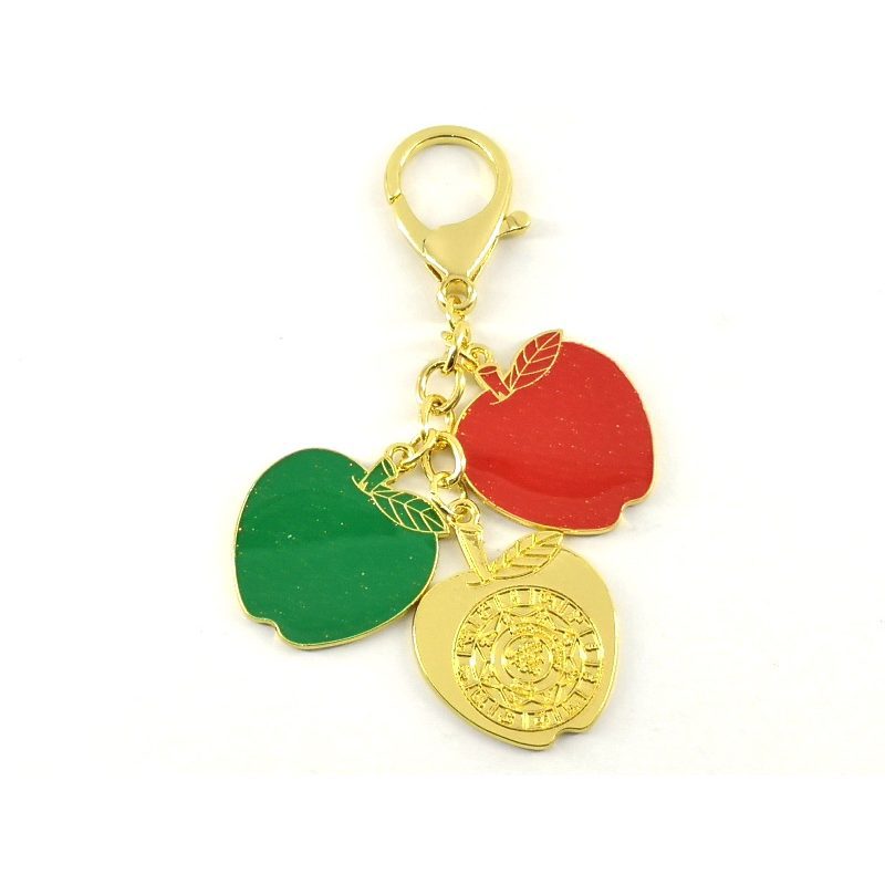 Trinity Of Apple Amulet Keychain
