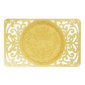 Wealth-Bringing Mongoose Gold Talisman Card