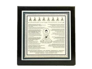 7 Medicine Buddha Plaque for Longevity and Health Protection
