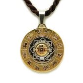 8 Auspicious Symbols with HRIH Seed Syllable Medallion