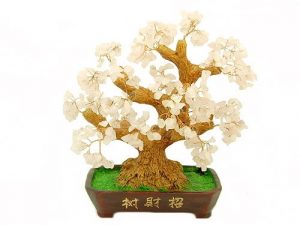 10 Inch Rose Quartz Crystal Feng Shui Tree1