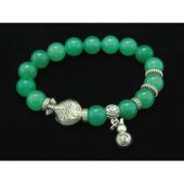 10mm Aventurine Crystal Bracelet with Wu Lou Charm1