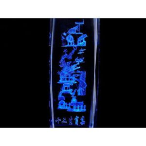 12 Zodiac Animals 3D Laser Engraved Glass with Light Base1
