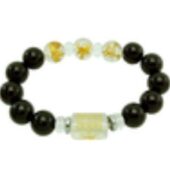 12mm Onyx 3 Zodiac Bracelet for Tiger, Horse, Dog