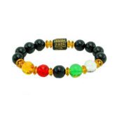 12mm Onyx 5 Elements Balancing Bracelet