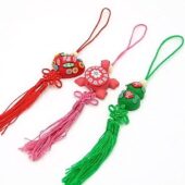 3 Piece Set of Good Fortune Feng Shui Tassels