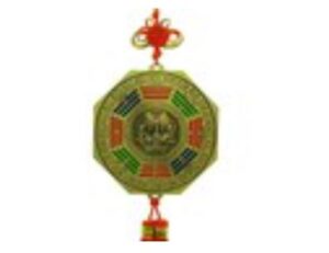3.5" 12 Zodiac Pa Kua with Tiger Head Talisman