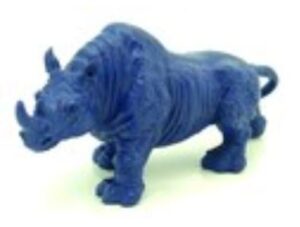 6 Inch Blue Rhinoceros for Burglary Protection