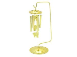 6-Rod All-Metal Three Chi Lin Windchime With Stand1