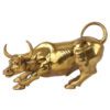 8 Inch Brass Wall Street Bull2