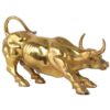 8 Inch Brass Wall Street Bull3