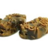 Auspicious Pair of Tiger Eye Pi Xiu Protector