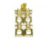 Bejeweled Golden Double Happiness Key Chain2