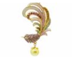Bejeweled Lovely Bird Key Chain