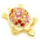 Bejeweled Tortoise Brooch