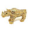 Bejeweled Wish Fulfilling Double Horn Rhinoceros Jewelry Box1
