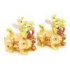 Bejeweled Wish-Fulfilling Feng Shui Fortune Pi Yao (Pair)3