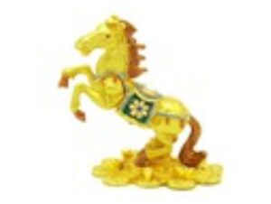 Bejeweled Wish-Fulfilling Golden Horse on Treasure