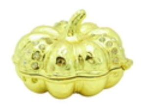Bejeweled Wish-Fulfilling Pumpkin for Prosperity