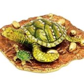 Bejeweled Wish Fulfilling Tortoise with Babies and Golden Eggs1