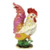 Bejeweled Wish-Fulfilling Vibrant Majestic Rooster Jewelry Box1
