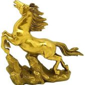 Brass Feng Shui Galloping Horse for Success