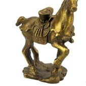 Brass Horse Carrying Gold Ingot (S)