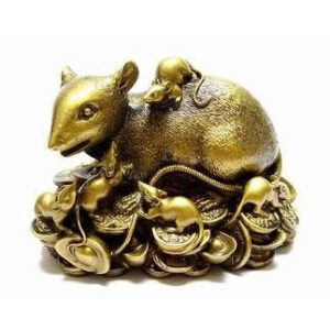 Brass Wealth and Prosperity Mongoose