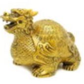 Bronze Color Longevity Dragon Tortoise