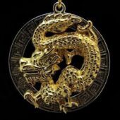 Chinese Dragon Feng Shui Key Chain