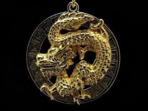 Chinese Dragon Feng Shui Key Chain