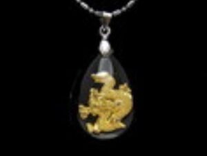 Chinese Horoscope Dragon Pendant Necklace