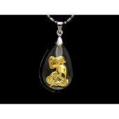 Chinese Horoscope Monkey Pendant Necklace1