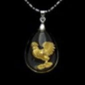 Chinese Horoscope Rooster Pendant Necklace