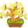 Citrine Crystal With 9 Coins Wealth Inviting Money Tree3