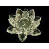 Clear Crystal Lotus Blossom Flower - 40mm Diameter1