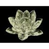Clear Crystal Lotus Blossom Flower - 40mm Diameter2