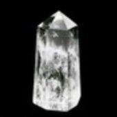 Clear Quartz Faceted Crystal Point