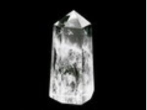Clear Quartz Faceted Crystal Point