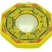 Convex Yellow Mirror Bagua