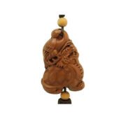 Crane atop Dragon Tortoise Longevity Tassel1