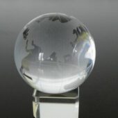 Crystal Globe to Enhance Mentor and Success Luck (80mm)