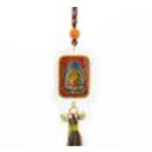 Deity of Wealth Dzambhala with Perfect Stars Tassel