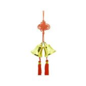 Double Golden Fengshui Bells Tassel1