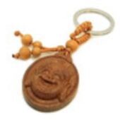 Face of Laughing Buddha Protection Key Ring